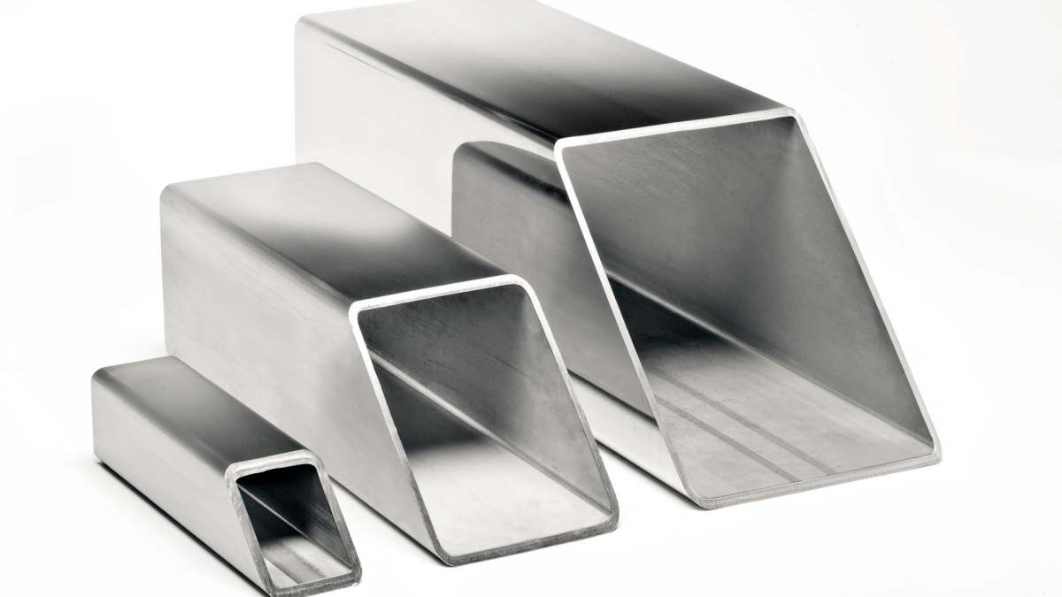Stainless square tubes 1.4301